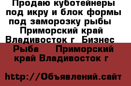 Продаю куботейнеры под икру и блок-формы под заморозку рыбы - Приморский край, Владивосток г. Бизнес » Рыба   . Приморский край,Владивосток г.